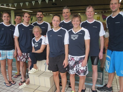 Leistungsgruppe 2 (LG2) und Masters des Schwimmclub Westerbach Eschborn (SCWE)