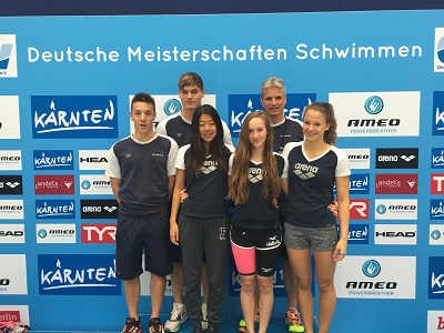 Leistungsgruppe 1 (LG1) des Schwimmclub Westerbach Eschborn (SCWE)