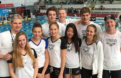 Leistungsgruppe 1 (LG1) des Schwimmclub Westerbach Eschborn (SCWE)