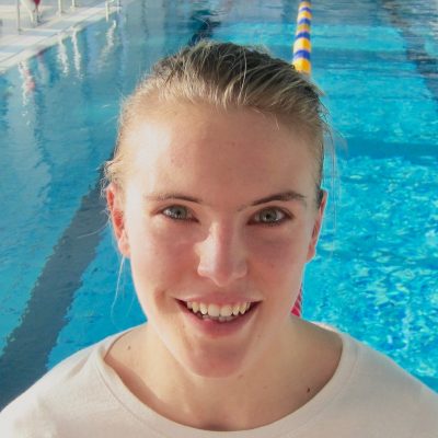 Lisa Sieburger, ehemalige Leistungsschwimmerin, Profi-Triathletin, Trainerin der Talentgruppe (TG) und Mini-Talentgruppe (Mini-TG) des Schwimmclub Westerbach Eschborn (SCWE)
