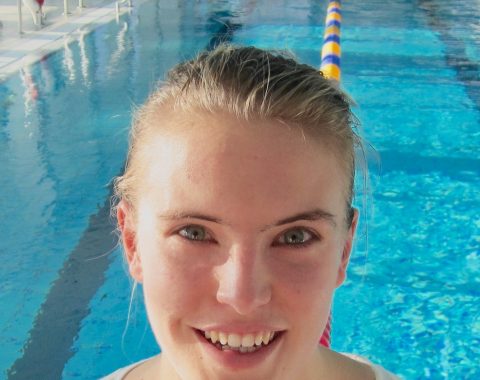 Lisa Sieburger, ehemalige Leistungsschwimmerin, Profi-Triathletin, Trainerin der Talentgruppe (TG) und Mini-Talentgruppe (Mini-TG) des Schwimmclub Westerbach Eschborn (SCWE)